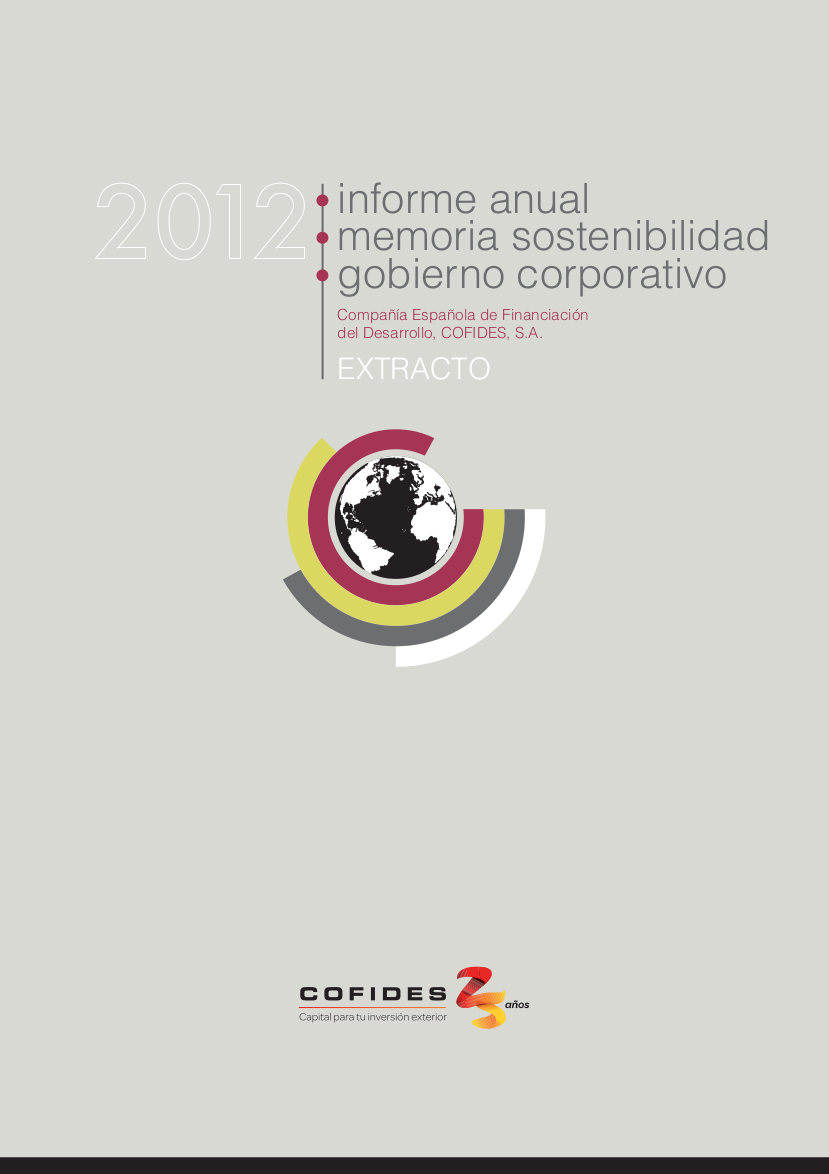 Extracto Informe Anual 2012 COFIDES