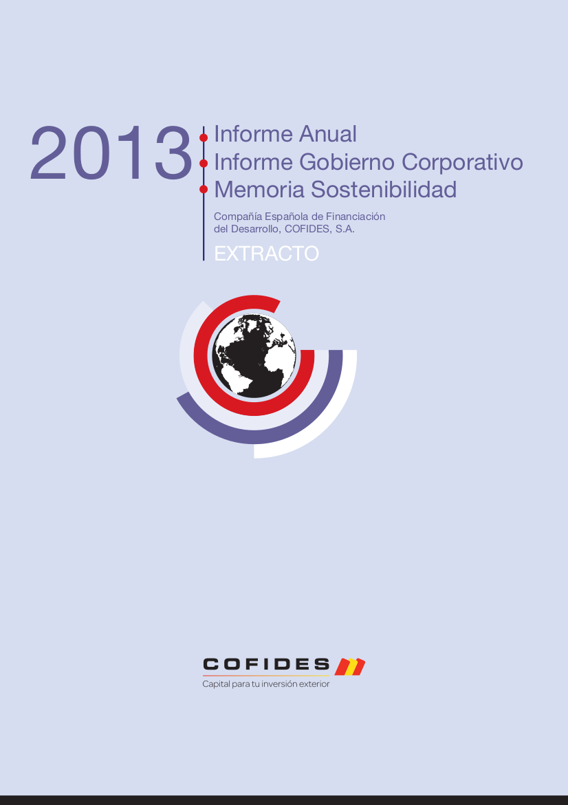 Extracto Informe Anual 2013 COFIDES