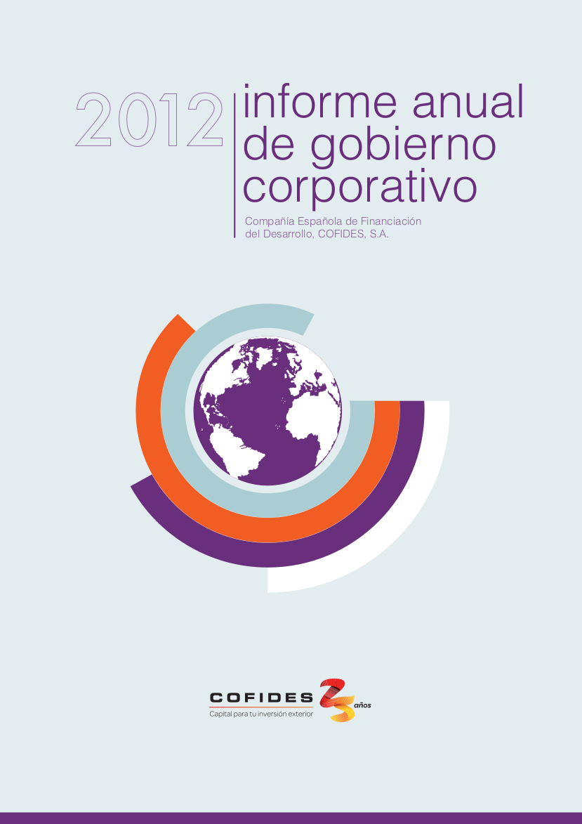 Informe Gobierno Corporativo 2012 COFIDES