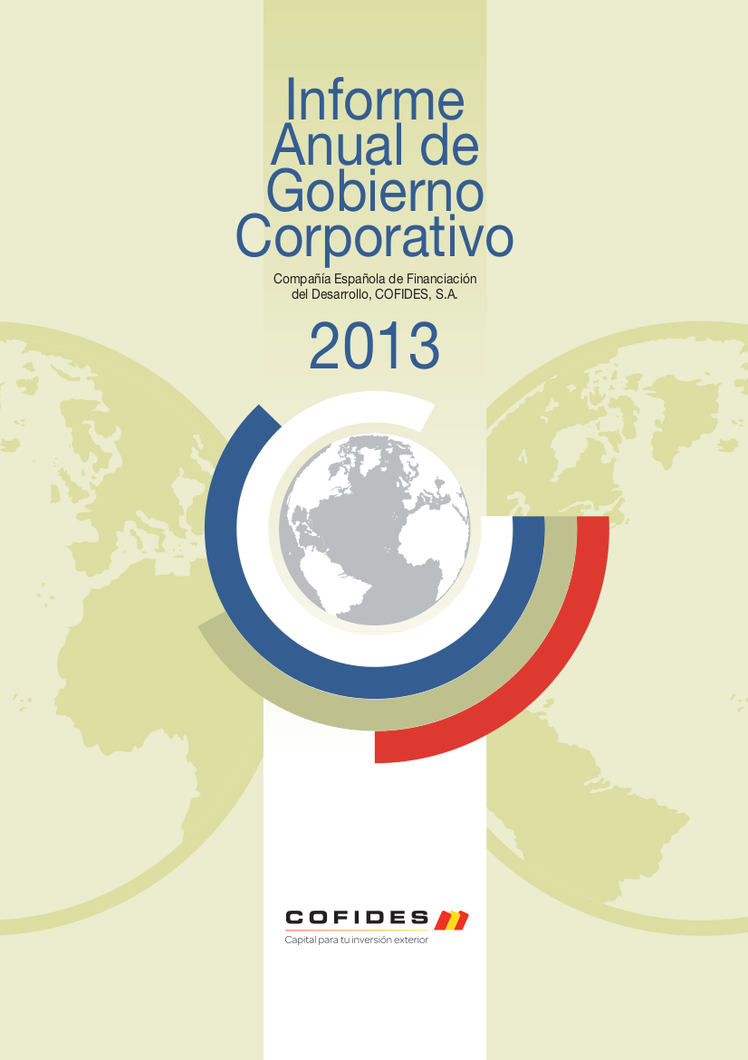 Informe Gobierno Corporativo 2013 COFIDES