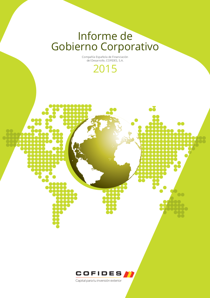 Informe Gobierno Corporativo 2015 COFIDES