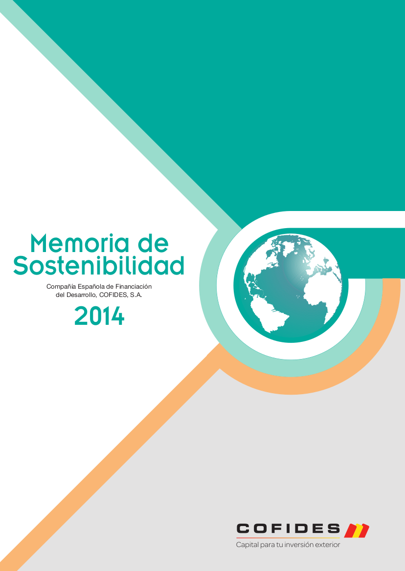 Memoria de Sostenibilidad 2014 COFIDES