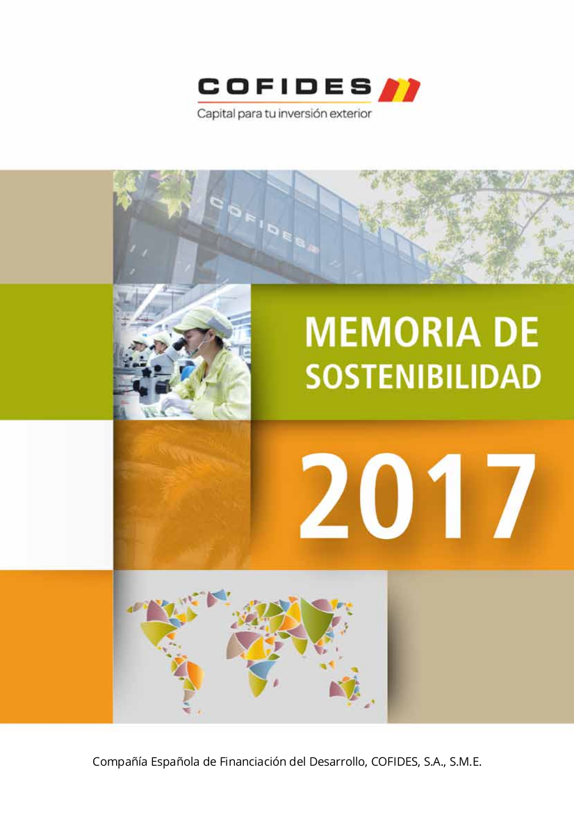 Memoria de Sostenibilidad 2017 COFIDES