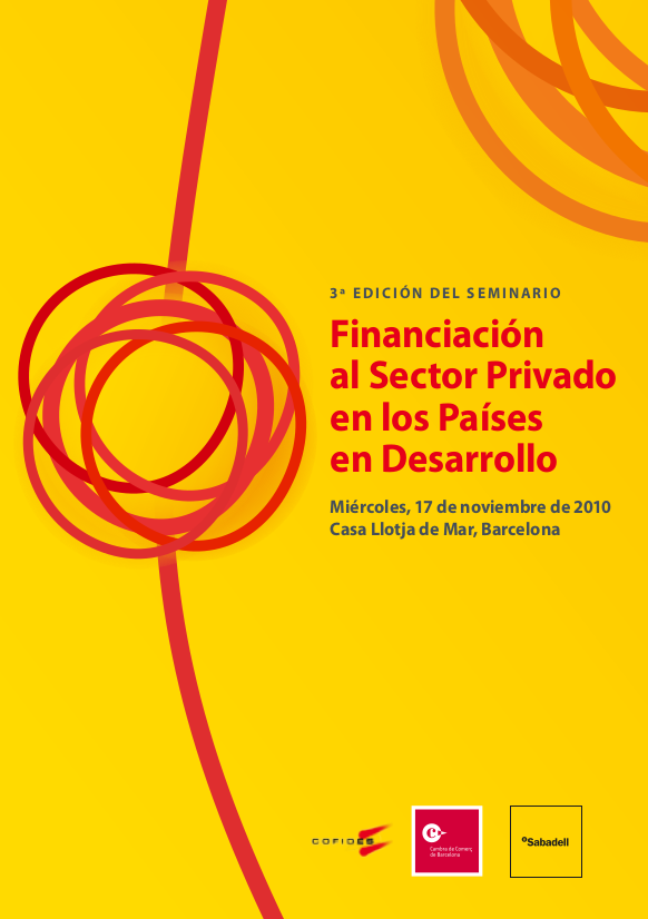 Portada del Dossier del Seminario Financiación al Sector Privado en los Países en Desarrollo