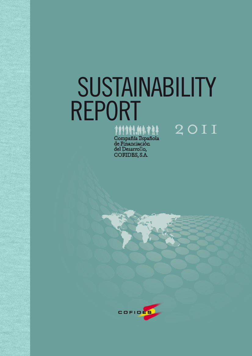 Front cover of the 2011 COFIDES Sustainability Report
