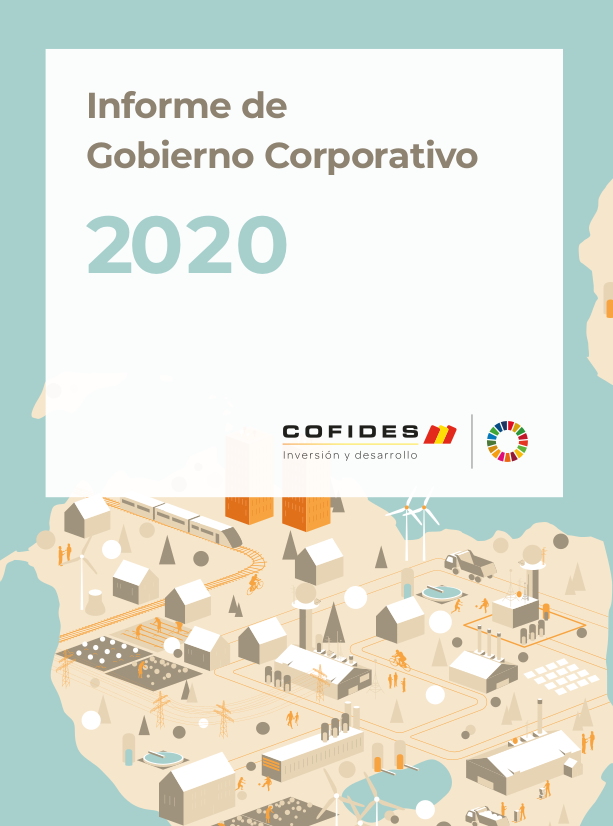 Imagen de la portada del Informe Gobierno Corporativo 2020 COFIDES