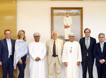 Imagen de la reunión del primer Comité de Inversiones del Fondo España Omán Private Equity Fund, celebrada en Omán