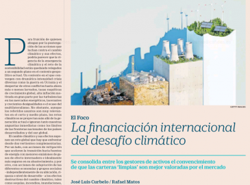 Imagen del artículo de opinión 'La financiación internacional del desafío climático'