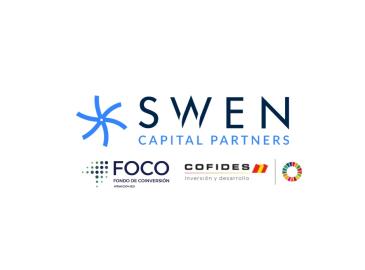 Logos of SWEN Capital Partners, FOCO and COFIDES.