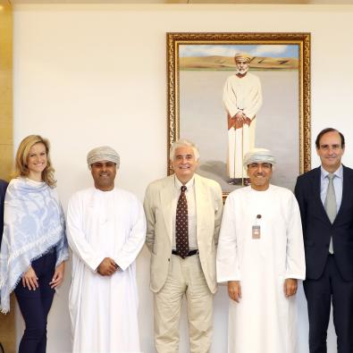 Imagen de la reunión del primer Comité de Inversiones del Fondo España Omán Private Equity Fund, celebrada en Omán