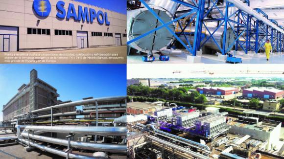 Imagen de las plantas del Grupo Sampol en España e Italia