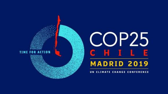 Imagen del logotipo de la COP25 que se celebra en Madrid