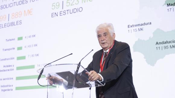 El presidente de COFIDES, José Luis Curbelo, en la sesión de apertura del COFIDES Investors' Day