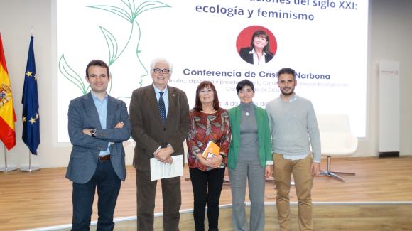 Image of Cristina Narbona's conference "The great revolutions of the 21st century: ecology and feminism"
