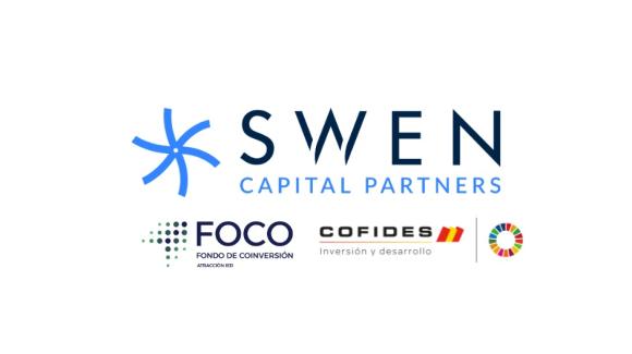 Logos of SWEN Capital Partners, FOCO and COFIDES.