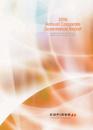 Front cover of the 2016 COFIDES Annual Corporate Governance Report 