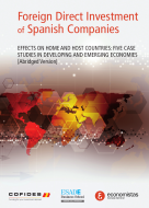 Front cover of the document 'Foreign Direct Investment of Spanish Companies'