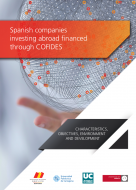 Cover of the document 'Spanish companies investing abroad financed through COFIDES'