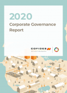 Front cover of the 2020 COFIDES Corporate Governance Report 