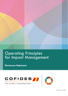 Image of the 'Operating Principles for Impact Management: 2021 Disclosure Statement' document